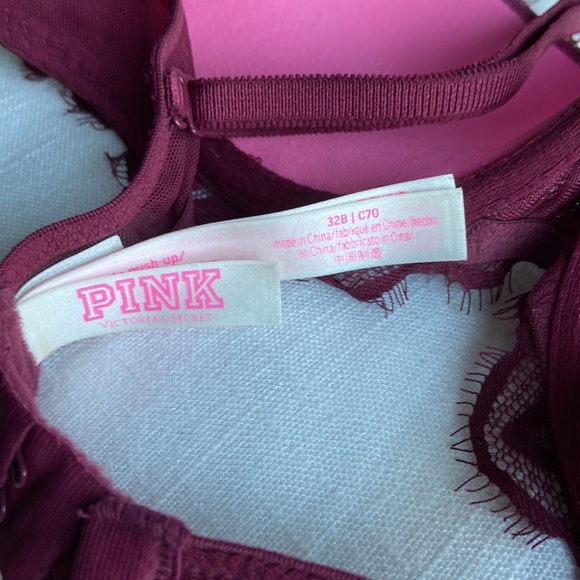 VS Pink Lace Push-up Bra - Picture 3 of 3